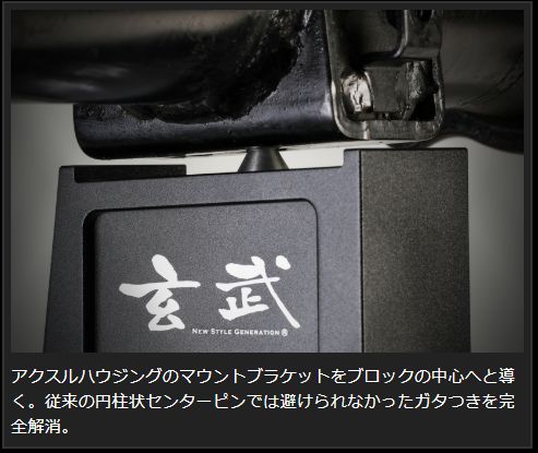 GENB ハイエース 200系 ローダウンブロック 玄武 スーパーダウン