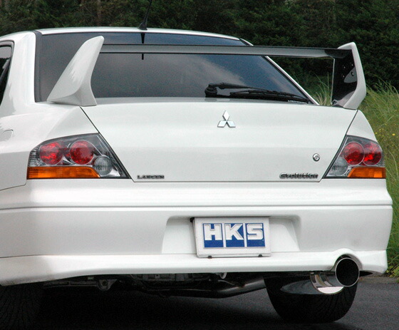 ランサーエボリューションVII CT9A マフラー HKS サイレントハイパワー 31019-AM007 ランエボ7 evo7 LANCER Evolution スポーツマフラー｜ktspartsshop｜02