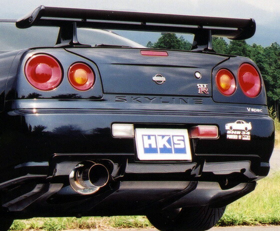 スカイラインGT-R BNR34 マフラー HKS サイレントハイパワー 31019-AN013 SKYLINE GTR スポーツマフラー