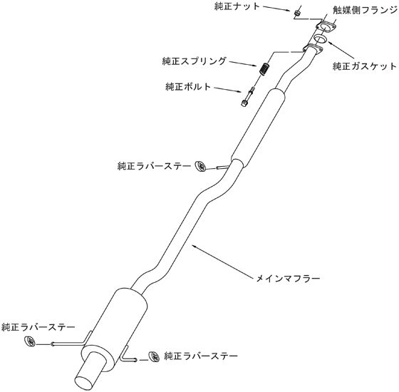 HKS ハイパワー スペックR マフラー インプレッサWRX STI GH GDB 31025 AF002 取付セット HiPower SPEC R スポーツマフラー :31025 AF002 qq e d 4:kts parts shop