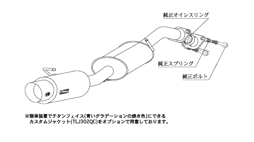 柿本改 アイシスプラタナ ANM10W マフラー ハイパーGTボックスRev