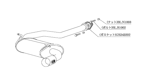 プレオ RA1 マフラー 柿本改 カキモトR BS312 KAKIMOTO RACING 柿本 カキモト Kakimoto.R PLEO スポーツマフラー | 柿本改 | 01
