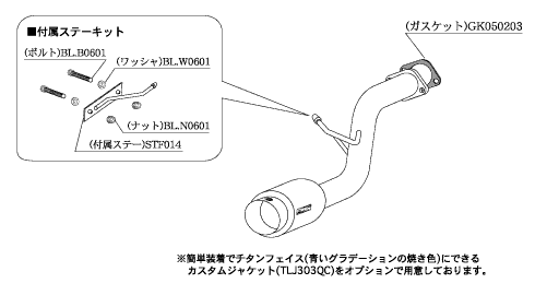 柿本改 ハイパーGTボックス. マフラー バモス