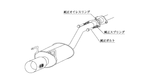 柿本改 フィット GD3 マフラー カキモトR HS350 KAKIMOTO RACING 柿本