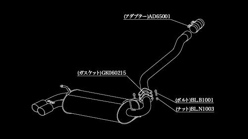 1シリーズ(F20) 1A16 マフラー 柿本改 アインザッツ s-622 E6G3007B KAKIMOTO RACING 柿本 カキモト einsatz s-622 1 Series スポーツマフラーの画像