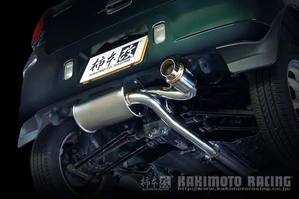 プレオ RA2 マフラー 柿本改 ハイパーGTボックスRev. B41312 KAKIMOTO RACING 柿本 カキモト hyper GTbox Rev. PLEO スポーツマフラー｜ktspartsshop｜05