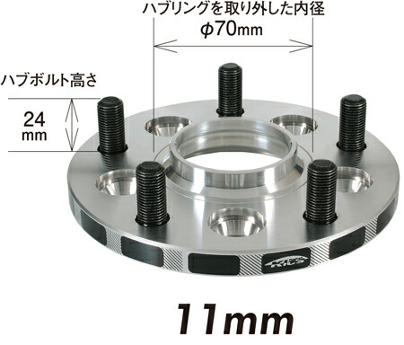 キョーエイ WTSハブユニットシステム 2枚セット【ネジサイズ:M12×P1.5 5穴 PCD:114.3 ハブ径:64mm 厚み:11mm 外径:145mm ハブ高さ:12mm】5111W1-64 ワイトレ｜ktspartsshop｜02