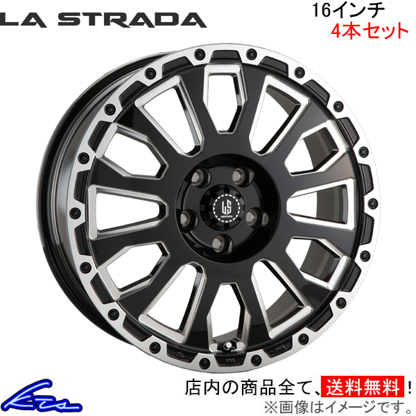 ラ・ストラーダ アヴェンチュラ 4本セット ホイール ジムニー JB64W LA655S22GBM LA STRADA AVENTURA アルミホイール 4枚 1台分