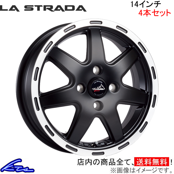 ラ・ストラーダ ティラード クロス 4本セット ホイール デリカミニ B34/B35/B37/B38 LTC445C45MBRP2 LA STRADA  TIRADO CROSS アルミホイール 4枚 1台分