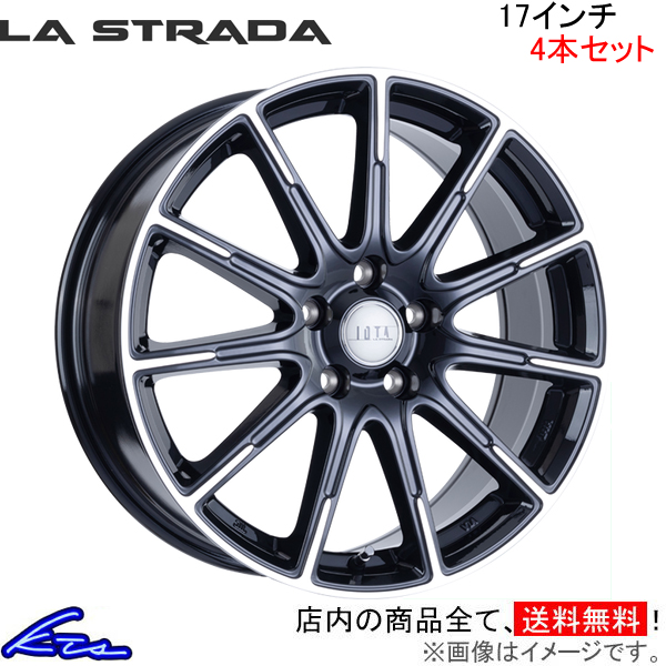 ラ・ストラーダ ティラード イオタ 4本セット ホイール ステップワゴンスパーダ RP6/RP7/RP8 LOT770K45BP LA STRADA TIRADO IOTA アルミホイール 4枚 1台分｜ktspartsshop