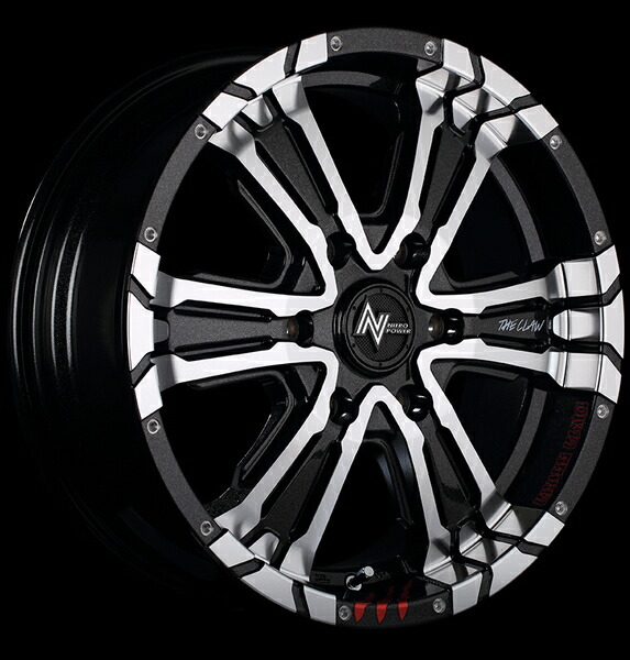 MID ナイトロパワー クロスクロウ GE 1本販売 ホイール ジムニーシエラ【16×6J 5-139 INSET-5】NITRO POWER CROSS CLAW GRAFFITI EDITION アルミホイール 1枚｜ktspartsshop｜10