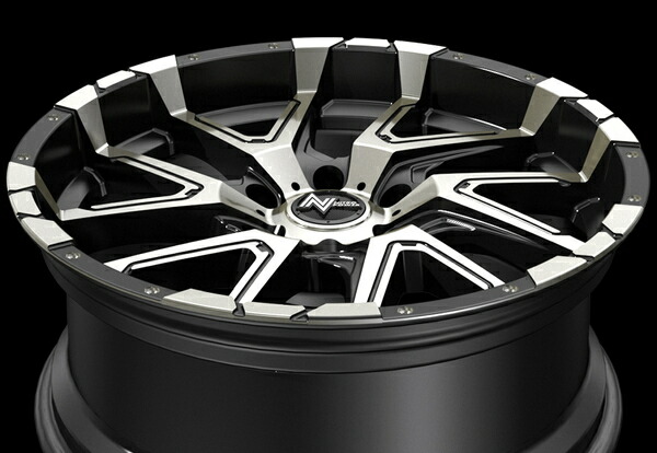 MID ナイトロパワー デリンジャー 4本セット ホイール FJクルーザー【20×8.5J 6-139 INSET20】15系 NITRO POWER DERINGER アルミホイール 4枚 1台分 | マルカサービス | 15