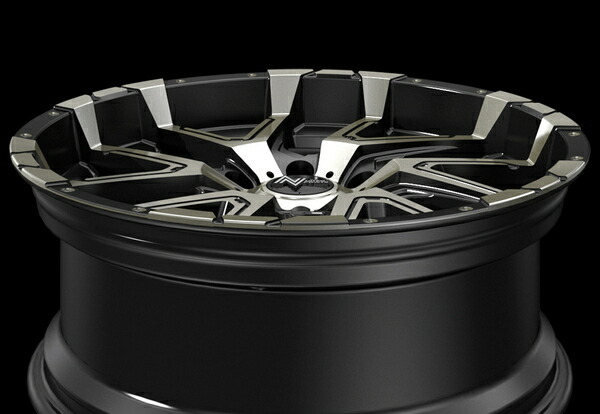 MID ナイトロパワー デリンジャー 4本セット ホイール FJクルーザー【20×8.5J 6-139 INSET20】15系 NITRO POWER DERINGER アルミホイール 4枚 1台分 | マルカサービス | 16