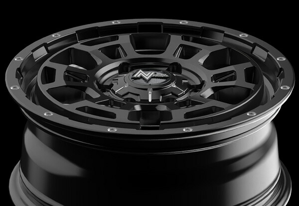 MID ナイトロパワー H6スラッグ 1本販売 ホイール キャラバン【16×6.5J 6-139 INSET48 セミグロスブラック】25系 NITRO POWER H6 SLUG アルミホイール 1枚 | マルカサービス | 16