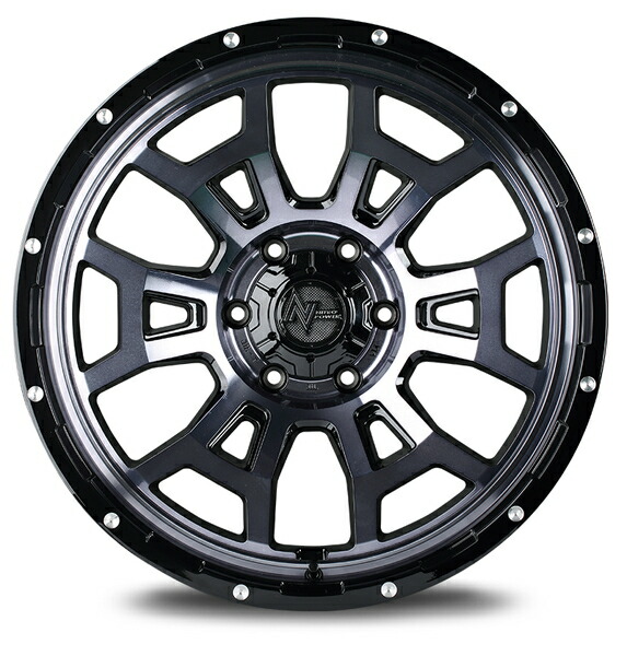 MID ナイトロパワー H6スラッグ 4本セット ホイール ロッキー【16×6J 4