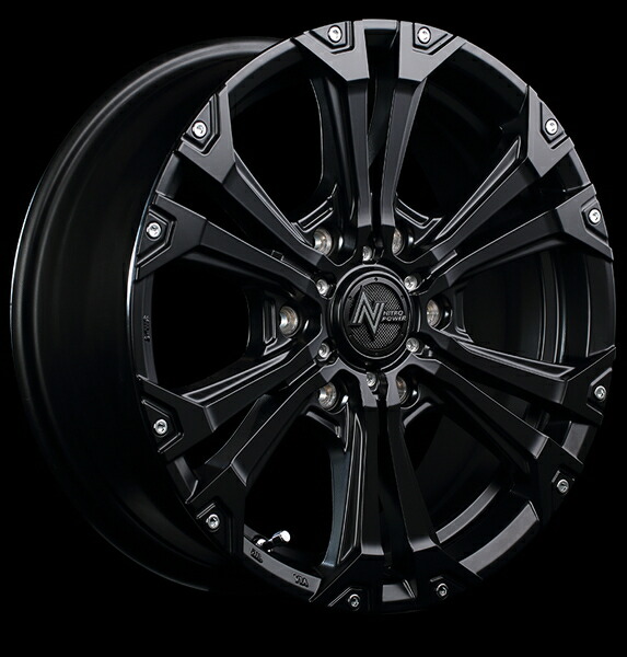 MID ナイトロパワー ジャベリン 1本販売 ホイール ランドクルーザープラド【17×8J 6-139 INSET20】120系 NITRO POWER JAVELIN アルミホイール 1枚 単品｜ktspartsshop｜10