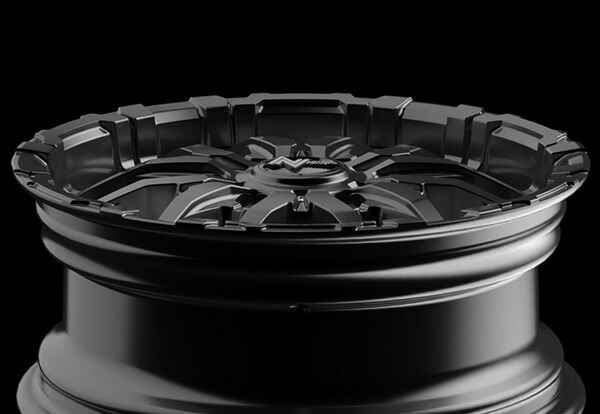 MID ナイトロパワー M26クロスファング 1本 ホイール ハイエース/レジアスエース【16×6.5J 6-139 INSET38 バレルブラック】200系 NITRO POWER M26 CROSS FANG | マルカサービス | 10