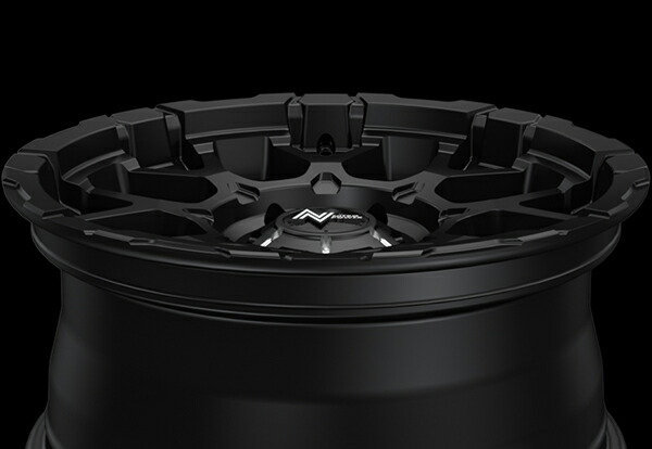 MID ナイトロパワー M28バレット 1本販売 ホイール ハイラックス【17×8J 6-139 INSET20 ブラック/ミラー】125系 NITRO POWER M28 BULLET アルミホイール 1枚 | マルカサービス | 13
