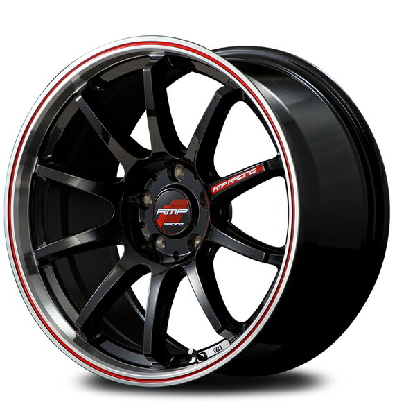 MID RMPレーシング R10 1本販売 ホイール クロスビー【16×6J 4-100 INSET43 シルバー】71系 RMP RACING アルミホイール 1枚 単品｜ktspartsshop｜10