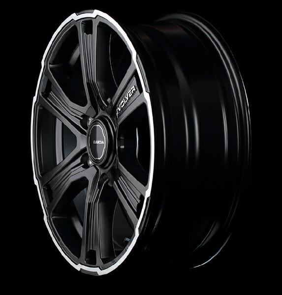 MID ガルシア SSリボルバー 1本販売 ホイール ハイエース/レジアスエース【17×6.5J 6-139 INSET38】200系 Garcia SS REVOLVER アルミホイール 1枚 単品 | マルカサービス | 03