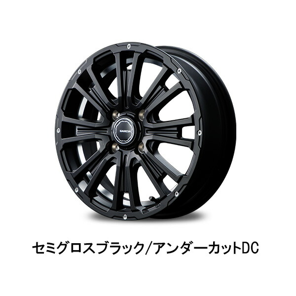 MID ガルシア SSリボルバーKC 4本セット ホイール ワゴンRスティングレー【14×4.5J 4-100 INSET45】MH34/MH44 Garcia SS REVOLVER KC アルミホイール 1台分 | マルカサービス | 02