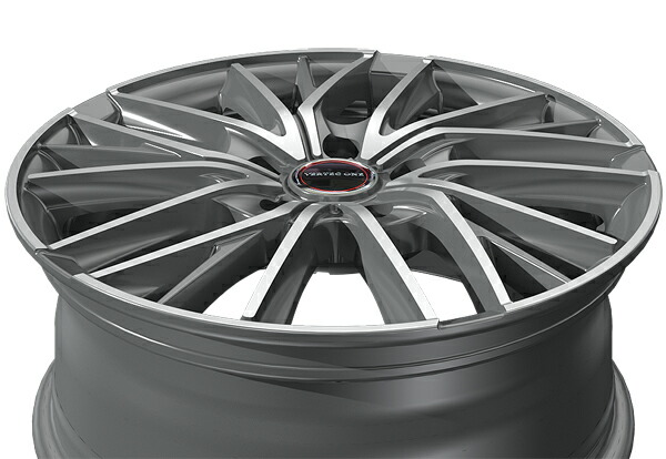 MID ヴァーテックワン ヴァルチャー 4本セット ホイール スカイラインクロスオーバー【17×7J 5-114 INSET48】50系 VERTEC ONE VULTURE アルミホイール 1台分 | マルカサービス | 08