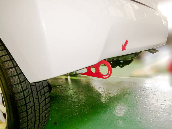OKUYAMA アクア NHP10 牽引フック オクヤマ トーイングフック