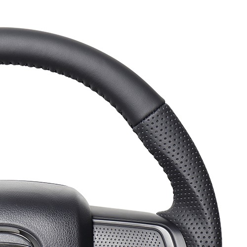 タントファンクロス LA650S LA660S ステアリング レアル オリジナルシリーズ DIB-LPB-BK 取付セット REAL ソフトDシェイプ 小径 ガングリップ Tanto FunCross | REAL（車） | 01