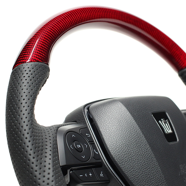 クラウン 220系 ステアリング レアル オリジナルシリーズ TYA-RDC 取付セット REAL ソフトDシェイプ 小径 ガングリップ CROWN ハンドル | REAL（車） | 03