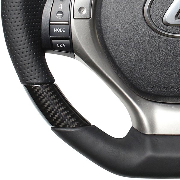 GS 10系 ステアリング レアル オリジナルシリーズ GS-BKC-BK 取付セット REAL Dシェイプ 小径 ガングリップ ハンドル | REAL（車） | 02
