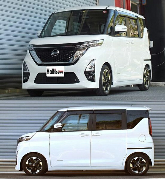 ルークス B44A ダウンサス 1台分 RSR Ti2000ハーフダウン N166THD 取付セット アライメント込 RS-R RS★R Ti2000 HALF DOWN 一台分 ROOX ローダウン | RSR | 01