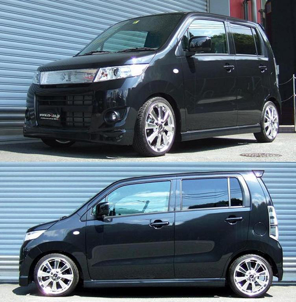 RS-R ベーシックi 車高調 ワゴンRスティングレー MH23S BAIS151M 取付セット アライメント込 RSR RS★R Basic☆i Basic-i 車高調整キット サスペンションキット｜ktspartsshop｜02