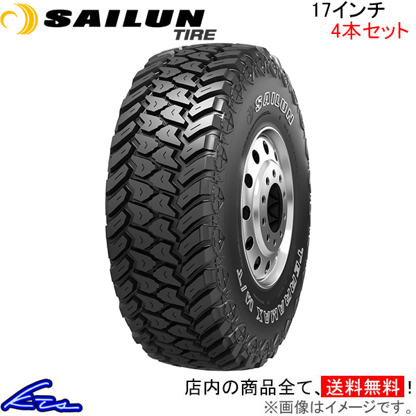 �T�}�[�^�C�� 4�{�Z�b�g �T�C�����^�C�� �e���}�b�N�X MT�y285/70R17 121/118Q�zSAILUN TIRE TERRAMAX M/T 285/70-17 17�C���` 285mm 70% �ă^�C�� 1�䕪 ��䕪