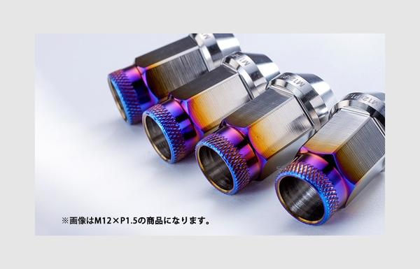 即購入OK 64チタン M12 P1.25 ホイールナット 16本 軽量 64チタン M12 P1 25 40mm 16本 60°テーパー ホイール 袋 ナット