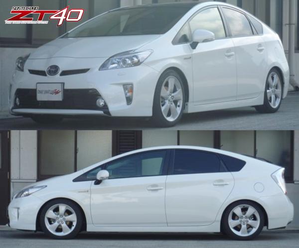 プリウス ZVW30 車高調 タナベ サステックプロZT40 ZT40ZVW30K 取付セット アライメント込 TANABE SUSTEC PRO ZT40 PRIUS 車高調整キット ローダウン｜ktspartsshop｜02