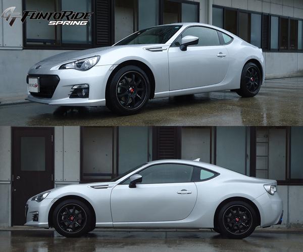 あす楽在庫 タナベ GTファントライドスプリング 1台分 ダウンサス BRZ ZC6 ZC6FK 取付セット アライメント込 TANABE GT FUNTORIDE SPRING ダウンスプリング バネ ローダウン