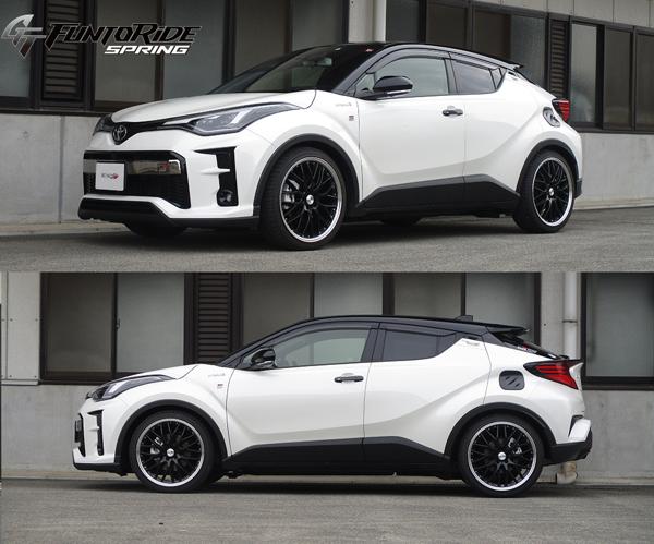 タナベ GTファントライドスプリング 1台分 ダウンサス C-HR GRスポーツ ZYX11 ZYX11GRFK 取付セット アライメント込 TANABE GT FUNTORIDE SPRING バネ | TANABE | 01