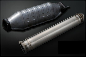 TOMEI POWERED 触媒ストレートパイプ TOMEI/東名 チタニウム触媒