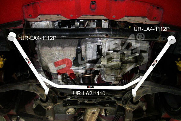 シビックタイプRユーロ FN2 ウルトラレーシング フロントメンバーサイドブレース LS4-1112P ULTRA RACING CIVIC TYPE  R EURO