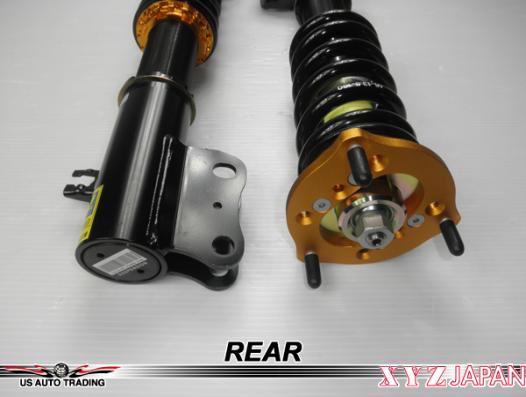 [XYZ JAPAN 車高調] GC8，GF8 インプレッサ セダン，ワゴン WRX/STi[フルタップ 全長調整式 調整式ピロアッパー]Racing Spec RS type RS-SU04 GC8 GF8 インプレッサ WRX，WRX-STi[XYZ JAPAN SS Type 全長調整式 車