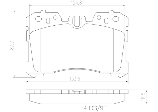 LS600h UVF46 ブレーキパッド フロント左右セット ブレンボ セラミックパッド P83 075N brembo CERAMIC PAD フロントのみ ブレーキパット | brembo | 03