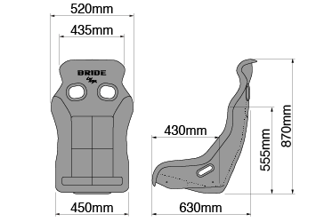 フルバケ ブリッド ゼロVS FRP製シェル ブラック レッド H03ASF H03BSF BRIDE XERO VS 車検対応 フルバケットシート | BRIDE | 05