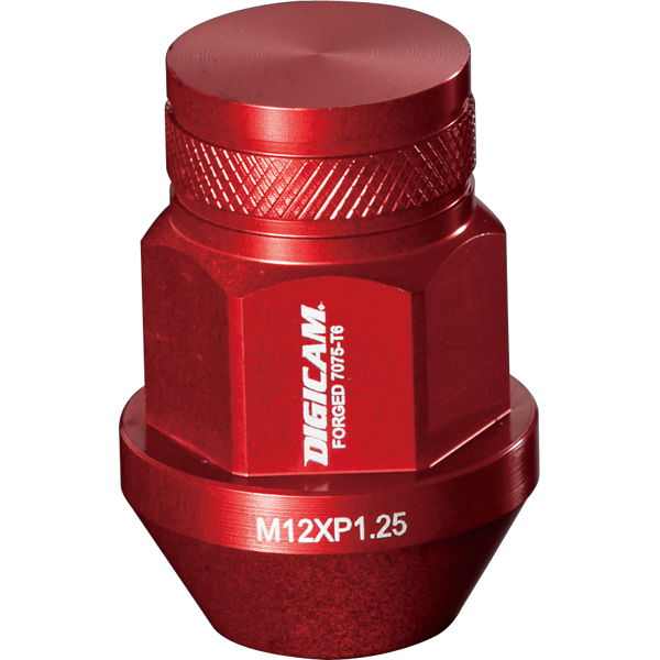 ホイールナット デジキャン アルミレーシングナット 20個セット 全長35mm M12 DIGICAM 20本セット 袋ナット 60°テーパー 超超ジュラルミン(A7075-T6) | DIGICAM | 02