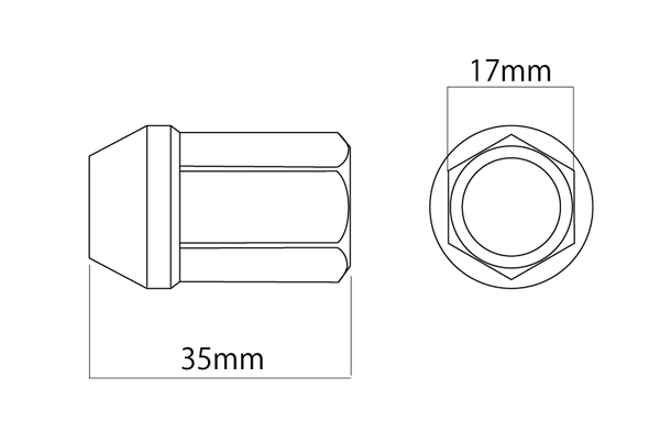 ホイールナット デジキャン チタンレーシングナット 16個セット 全長35mm M12 TNF12-DIGICAM16 TNF15-DIGICAM16 DIGICAM 16本セット 袋ナット 60°テーパー | DIGICAM | 02