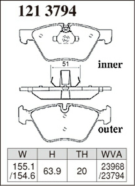 E90 VB30 ブレーキパッド フロント左右セット ディクセル R01タイプ 1213794 DIXCEL フロントのみ 3 Series ブレーキパット | DIXCEL | 01