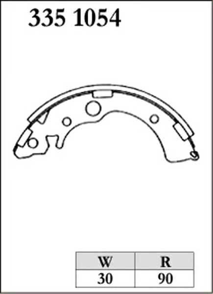 ディクセル RGSタイプ リア左右セット ブレーキシュー CR-Xデルソル