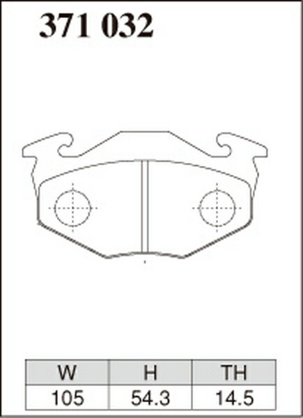 キャロル AC6P ブレーキパッド フロント左右セット ディクセル KPタイプ 371032 DIXCEL フロントのみ CAROL ブレーキパット | DIXCEL | 02