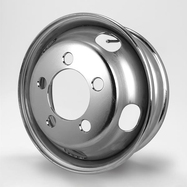 トラック・バス用ホイール 1本 リア DOT-X メッキホイール【17.5×5.25 5-203.2 offset:115 JIS】DOTX 17.5インチ 5穴 オフセット:115 1枚 | DOTーX | 03