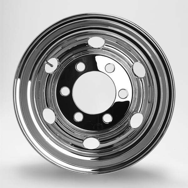トラック・バス用ホイール 1本 リア DOT-X メッキホイール【17.5×6.00 6-222.25 offset:135 JIS】DOTX 17.5インチ 6穴 オフセット:135 1枚 | DOTーX | 01