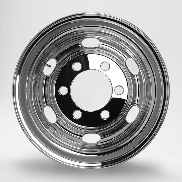 トラック・バス用ホイール 1本 リア DOT-X メッキホイール【17.5×6.75 6-222.25 offset:137 JIS】DOTX 17.5インチ 6穴 オフセット:137 1枚 | DOTーX | 01
